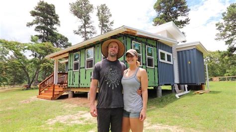 ) Mackenzie and Spenser decided to build their own shipping container homes to live in their dream free home. . Life uncontained fake